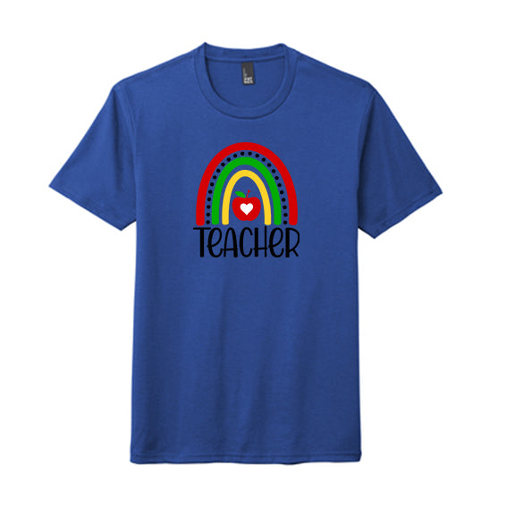 Teacher Rainbow - District Perfect Tri Tee