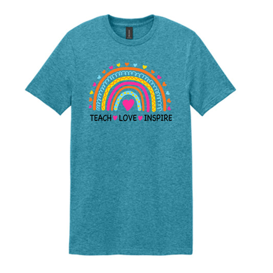 Teach, Love, Inspire - Gildan Softstyle Tee