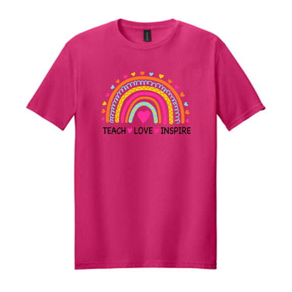 Teach, Love, Inspire - Gildan Softstyle Tee