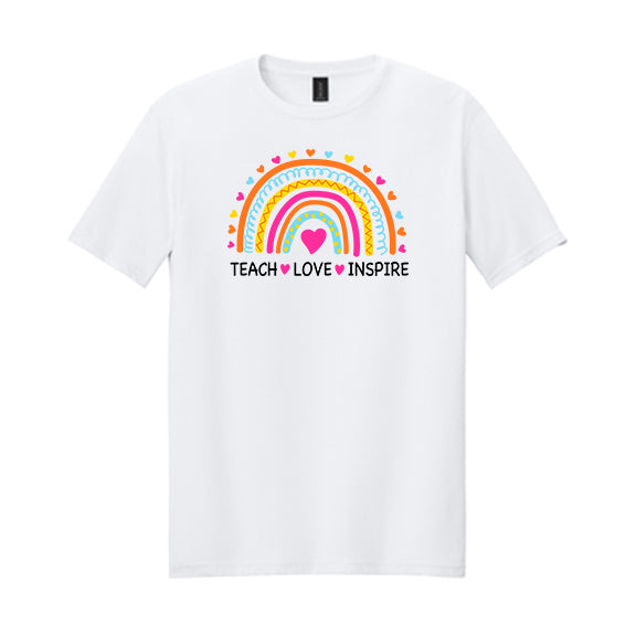 Teach, Love, Inspire - Gildan Softstyle Tee