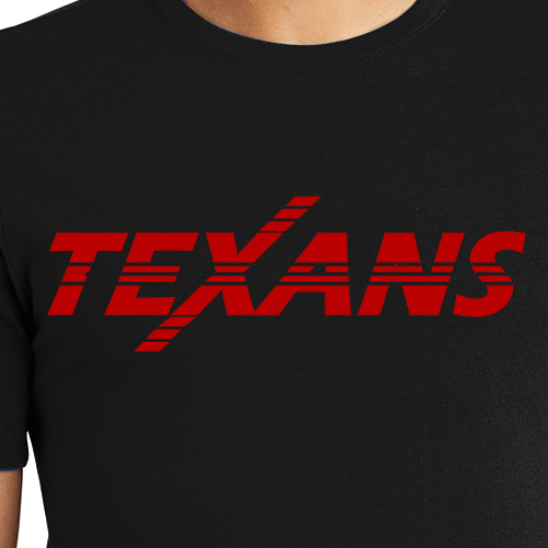 Dallas Texans - Nike Dri-FIT Cotton/Poly Tee with Texans Graphic