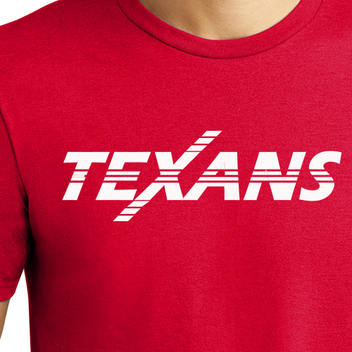 Dallas Texans - District ® Perfect Tri ® Tee with Texans Extended Graphic