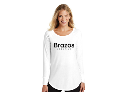 Brazos - District ® Women’s Perfect Tri ® Long Sleeve Tunic Tee