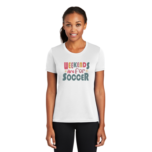 Dallas Texans Port & Company® Ladies Performance with Soccer for Weekends graphic