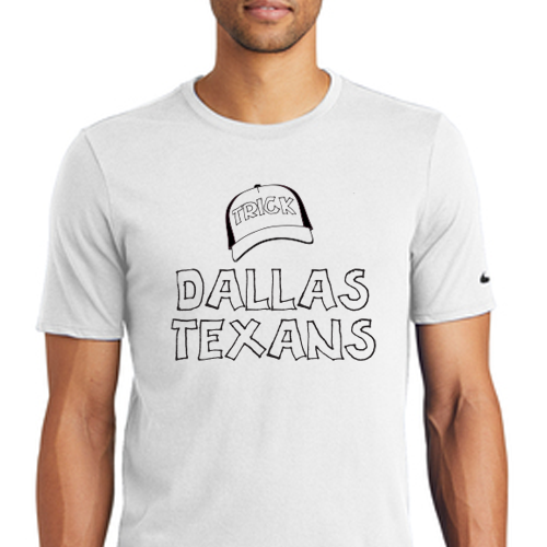 Dallas Texans - Nike Dri-FIT Cotton/Poly Tee with Texans Hat Trick
